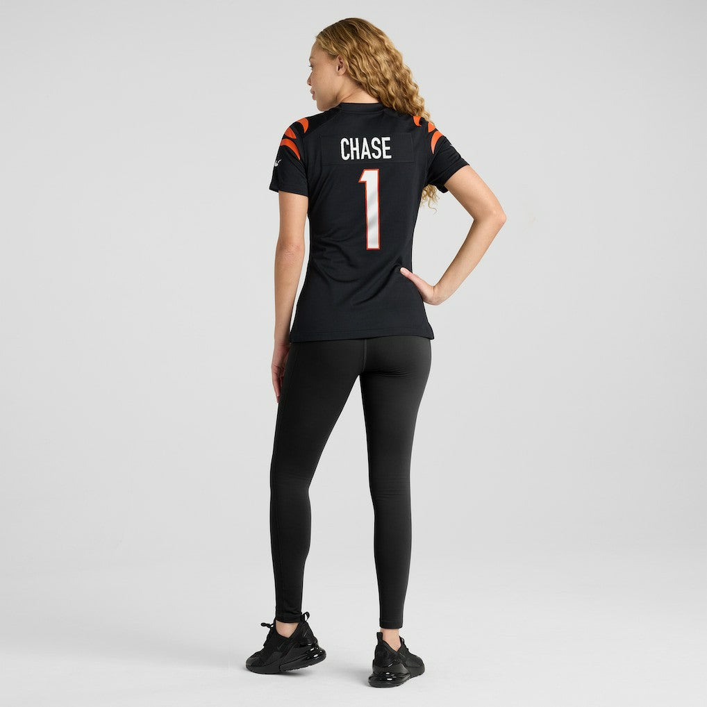 Ja'Marr Chase Cincinnati Bengals Women's Game Jersey - Black | NFL Jerseys