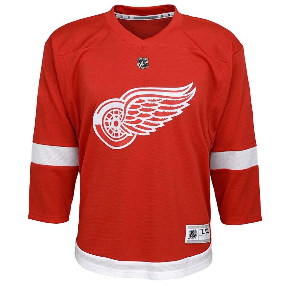 Detroit Red Wings - Youth Home Replica Blank Jersey Red