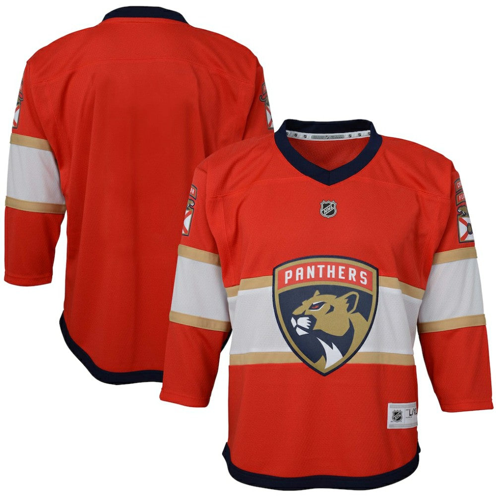 Florida Panthers Youth Home Replica Blank Jersey - Red | NHL Jerseys