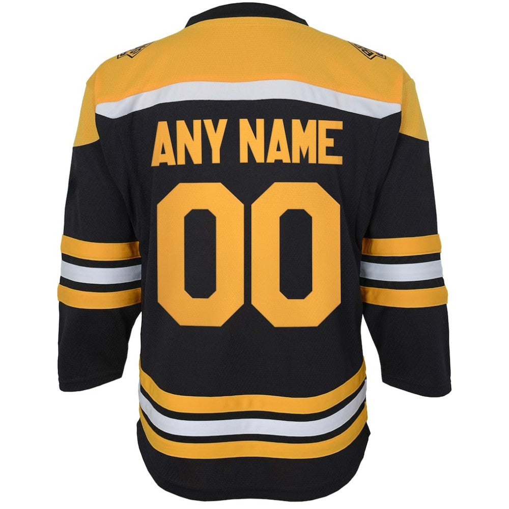 Boston Bruins Youth Home Replica Custom Jersey Black