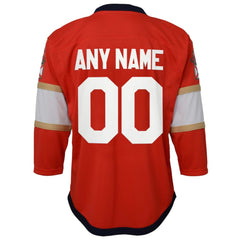 Florida Panthers - Youth Home Replica Custom Jersey Red