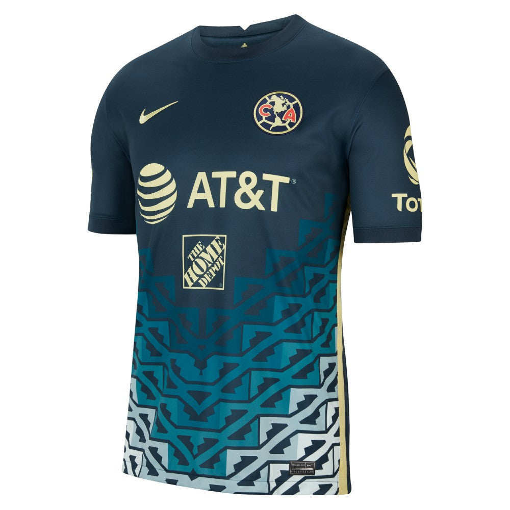 Nike Club America Youth 2021/22 Away Breathe Stadium Replica Jerseys - Navy