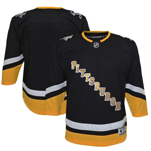 Pittsburgh Penguins Youth 2021/22 Alternate Premier Jersey - Black | NHL Jerseys
