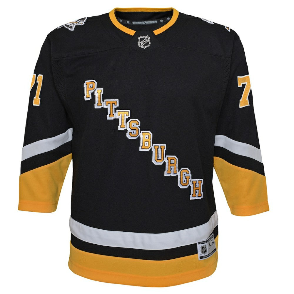 Evgeni Malkin Pittsburgh Penguins Youth 2021/22 Alternate Premier Player Jersey - Black | NHL Jerseys
