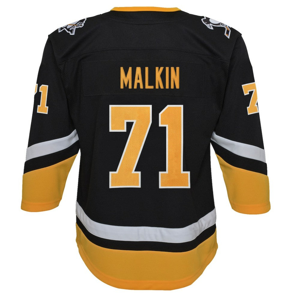 Evgeni Malkin Pittsburgh Penguins Youth 2021/22 Alternate Premier Player Jersey - Black | NHL Jerseys