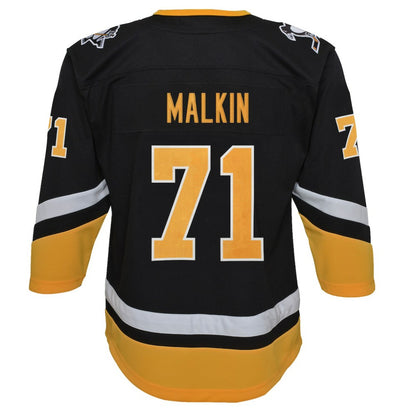 Evgeni Malkin Pittsburgh Penguins Youth 2021/22 Alternate Premier Player Jersey - Black | NHL Jerseys