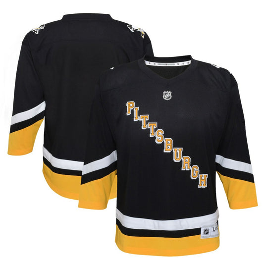 Pittsburgh Penguins Youth 2021/22 Alternate Replica Jersey - Black | NHL Jerseys