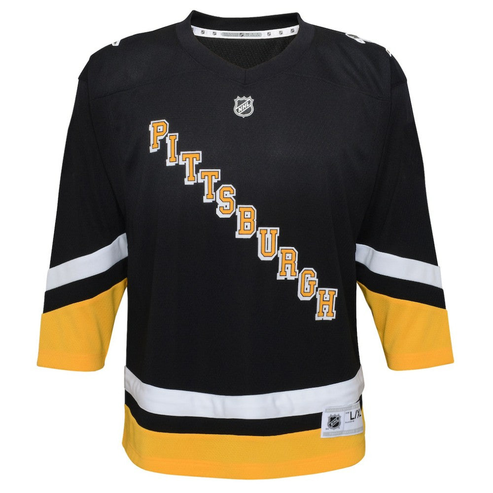 Pittsburgh Penguins Youth 2021/22 Alternate Replica Jersey - Black | NHL Jerseys