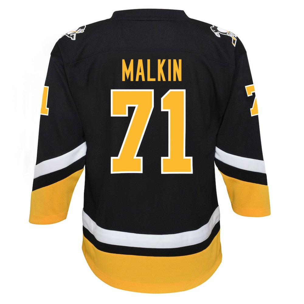 Evgeni Malkin Pittsburgh Penguins Youth 2021/22 Alternate Replica Player Jersey - Black | NHL Jerseys