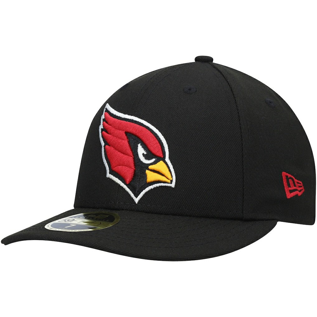 Arizona Cardinals New Era Omaha Low Profile 59FIFTY Fitted Hat Black - NFL