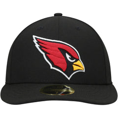 Arizona Cardinals New Era Omaha Low Profile 59FIFTY Fitted Hat Black - NFL