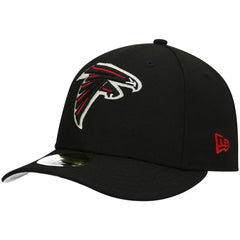 Atlanta Falcons New Era Omaha Low Profile 59FIFTY Fitted Hat Black - NFL