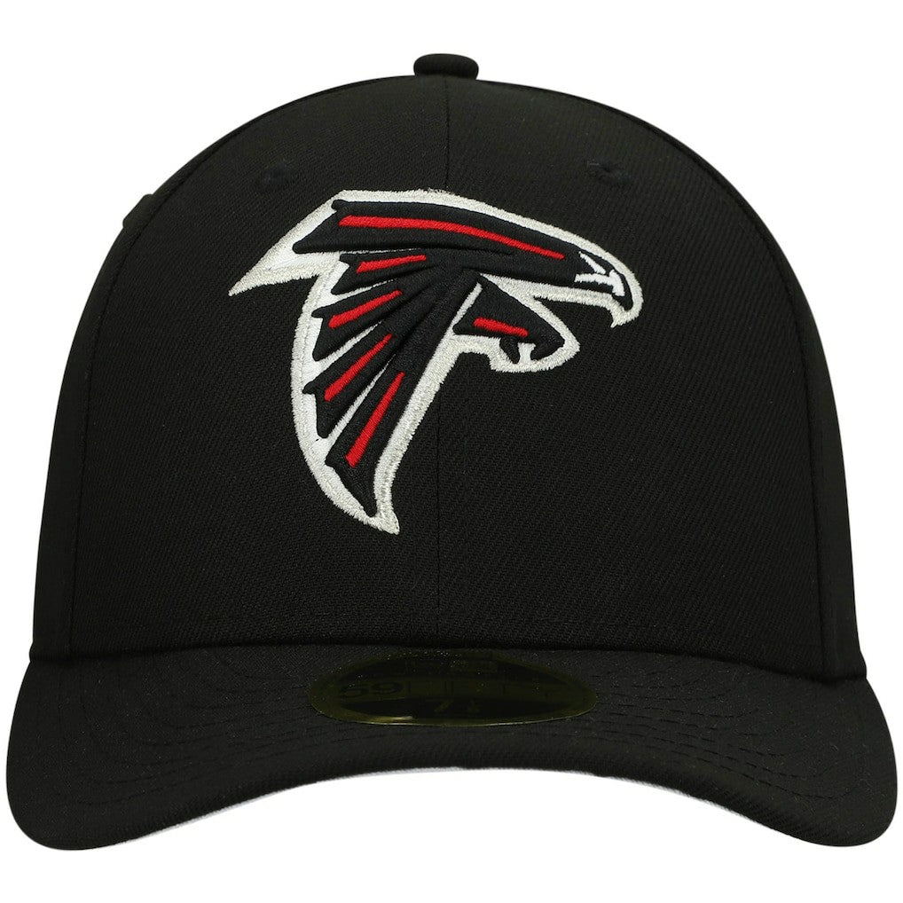 Atlanta Falcons New Era Omaha Low Profile 59FIFTY Fitted Hat Black - NFL