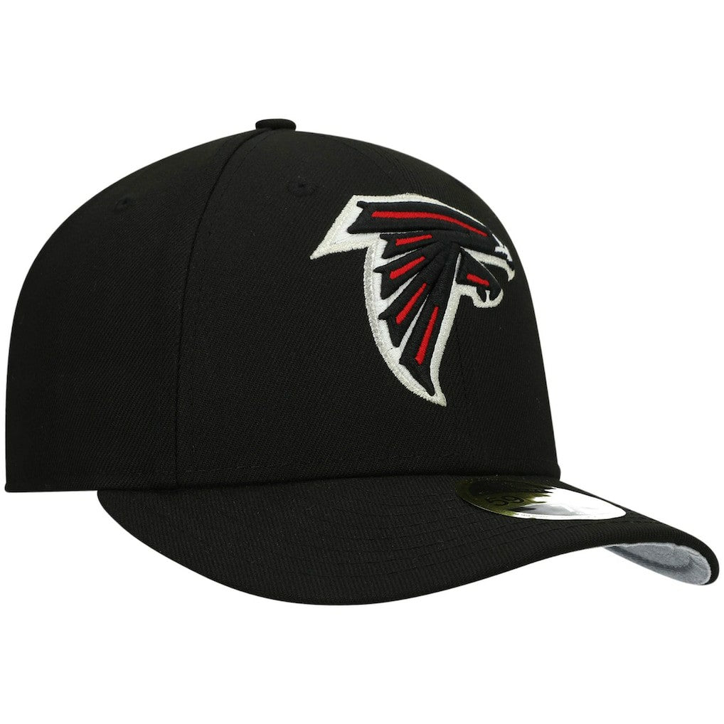 Atlanta Falcons New Era Omaha Low Profile 59FIFTY Fitted Hat Black - NFL
