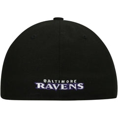 Baltimore Ravens New Era Omaha Low Profile 59FIFTY Fitted Hat Black - NFL