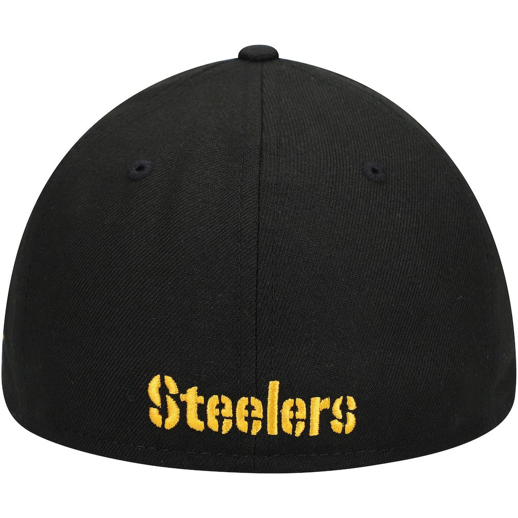 Pittsburgh Steelers New Era Omaha Low Profile 59FIFTY Fitted Hat Black - NFL