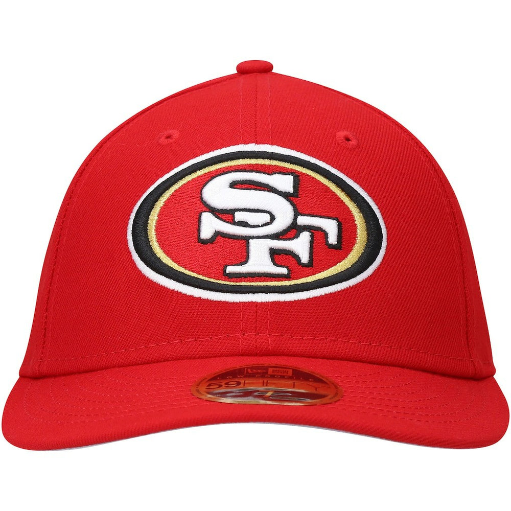 San Francisco 49ers New Era Omaha Low Profile 59FIFTY Fitted Hat Scarlet - NFL