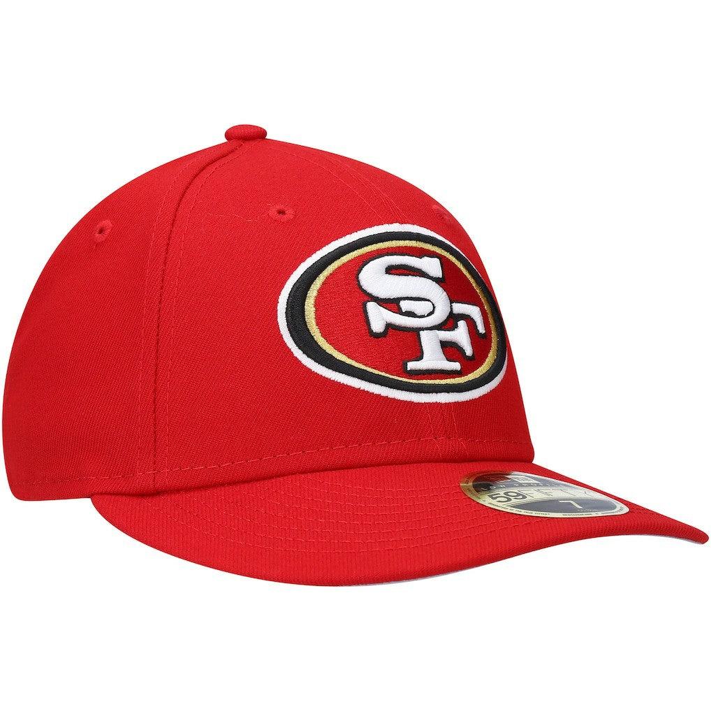 San Francisco 49ers New Era Omaha Low Profile 59FIFTY Fitted Hat Scarlet - NFL