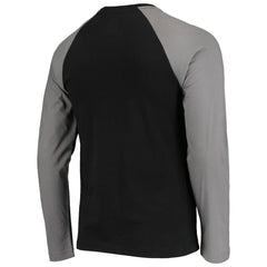 Las Vegas Raiders New Era League Raglan Long Sleeve T-Shirt Black/Gray - NFL