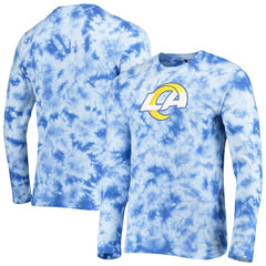 Los Angeles Rams New Era Tie-Dye Long Sleeve T-Shirt Royal - NFL