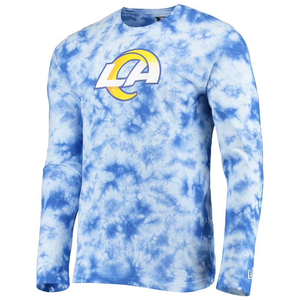Los Angeles Rams New Era Tie-Dye Long Sleeve T-Shirt Royal - NFL