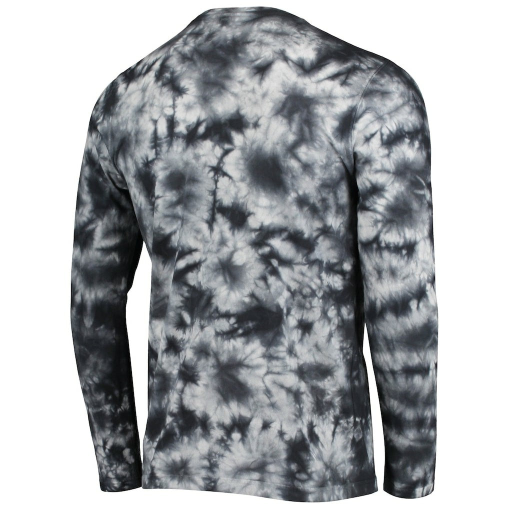 Las Vegas Raiders New Era Tie-Dye Long Sleeve T-Shirt Black - NFL
