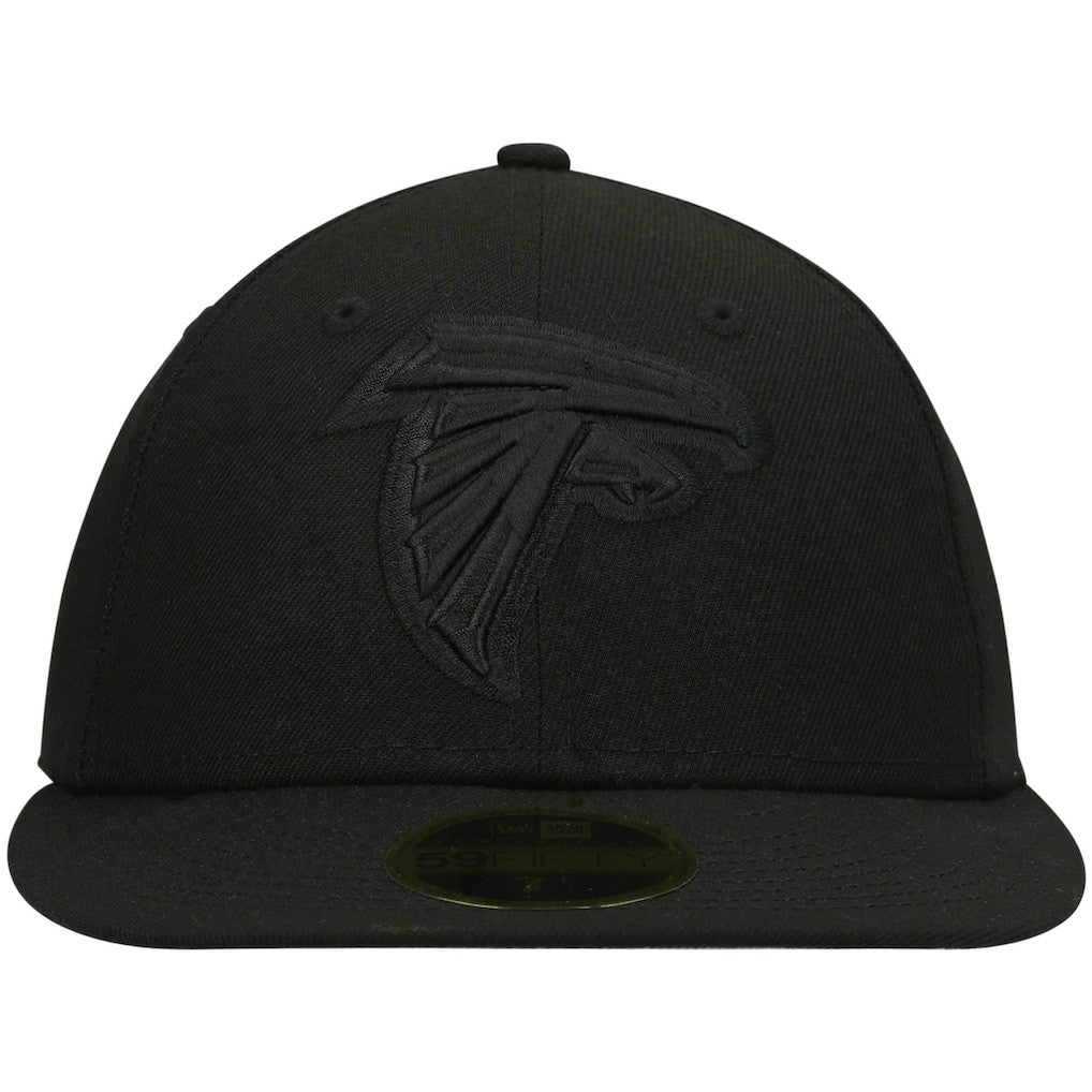 Atlanta Falcons New Era Black on Black Low Profile 59FIFTY II Fitted Hat Black - NFL