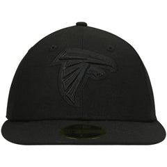 Atlanta Falcons New Era Black on Black Low Profile 59FIFTY II Fitted Hat Black - NFL