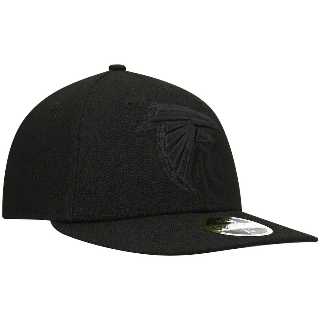 Atlanta Falcons New Era Black on Black Low Profile 59FIFTY II Fitted Hat Black - NFL