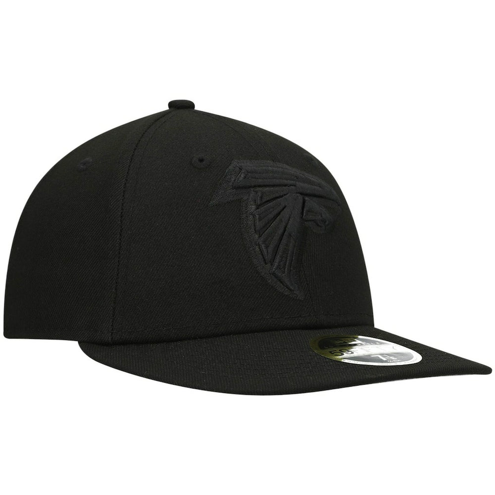 Atlanta Falcons New Era Black on Black Low Profile 59FIFTY II Fitted Hat Black - NFL