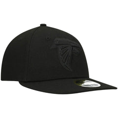 Atlanta Falcons New Era Black on Black Low Profile 59FIFTY II Fitted Hat Black - NFL