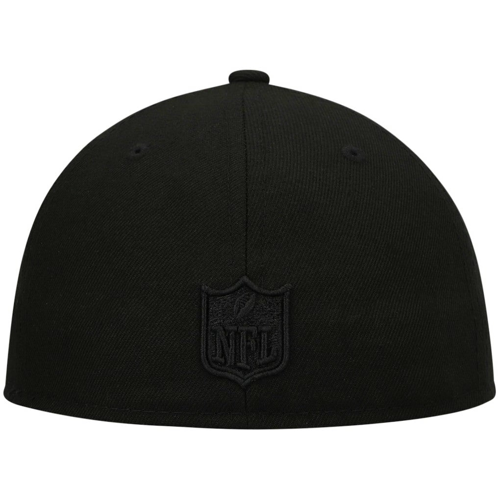 Atlanta Falcons New Era Black on Black Low Profile 59FIFTY II Fitted Hat Black - NFL