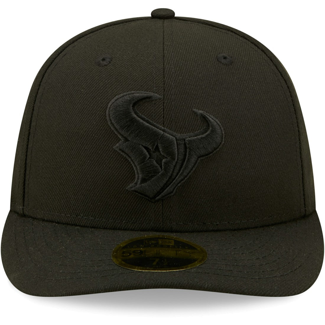 Houston Texans New Era Black on Black Low Profile 59FIFTY II Fitted Hat Black - NFL
