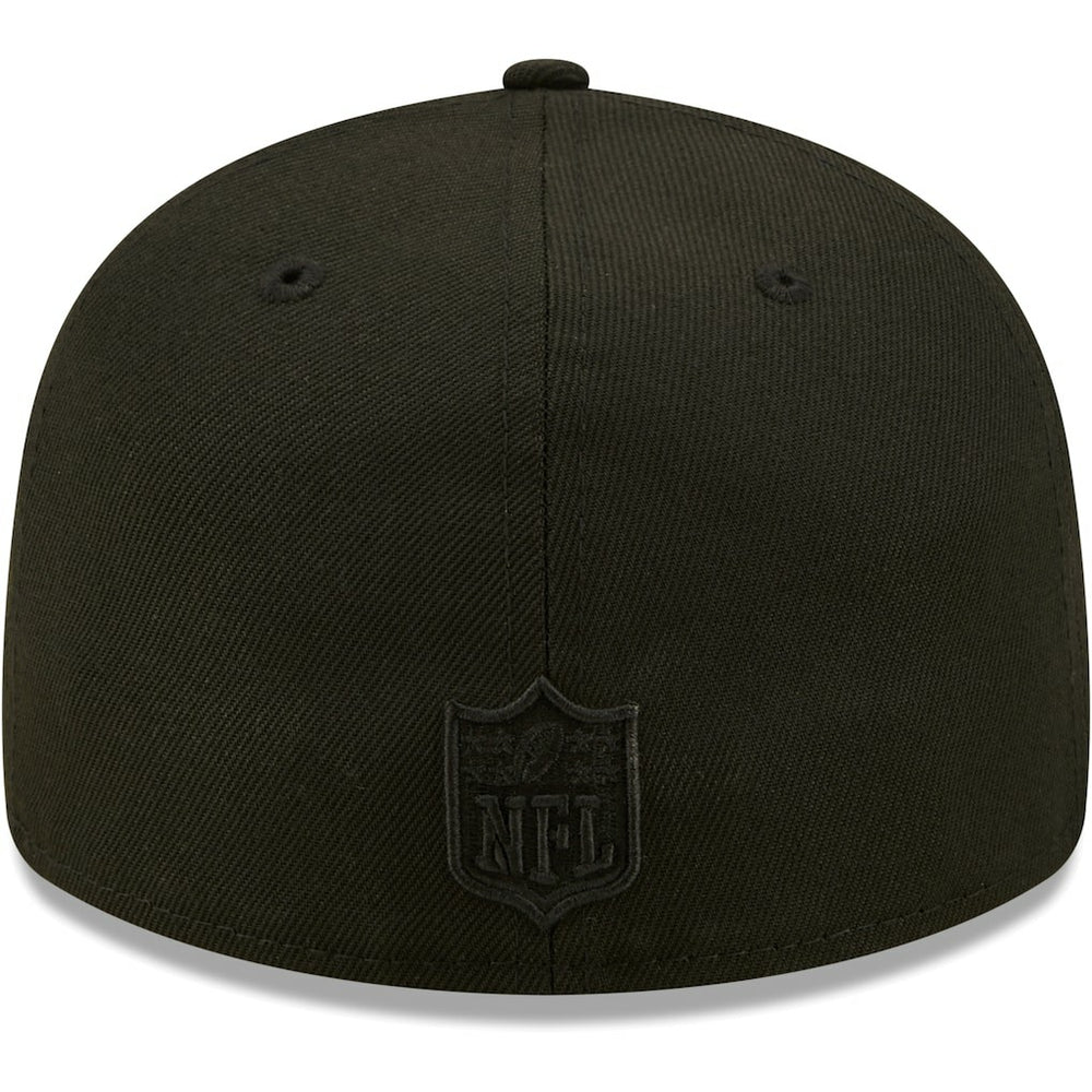 Jacksonville Jaguars New Era Black on Black Low Profile 59FIFTY II Fitted Hat Black - NFL