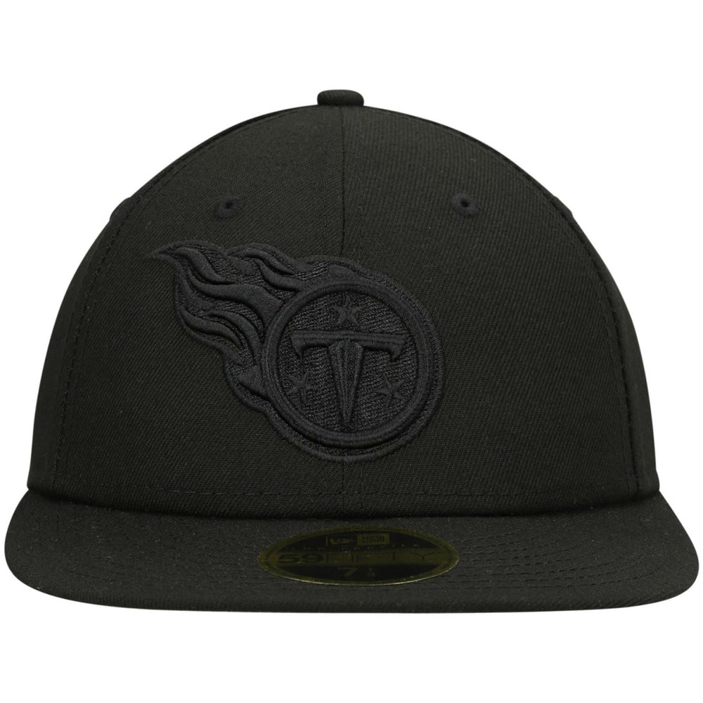 Tennessee Titans New Era Black on Black Low Profile 59FIFTY II Fitted Hat Black - NFL