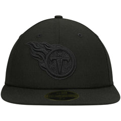 Tennessee Titans New Era Black on Black Low Profile 59FIFTY II Fitted Hat Black - NFL