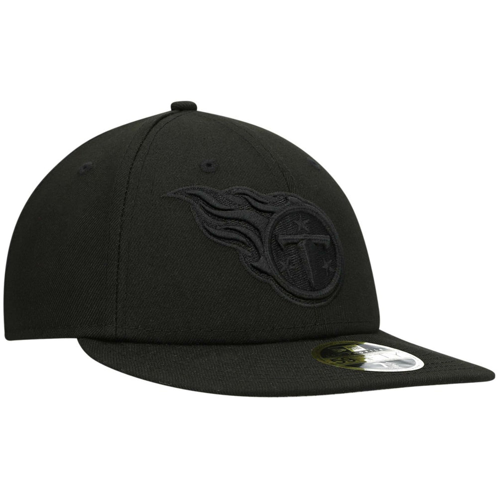 Tennessee Titans New Era Black on Black Low Profile 59FIFTY II Fitted Hat Black - NFL