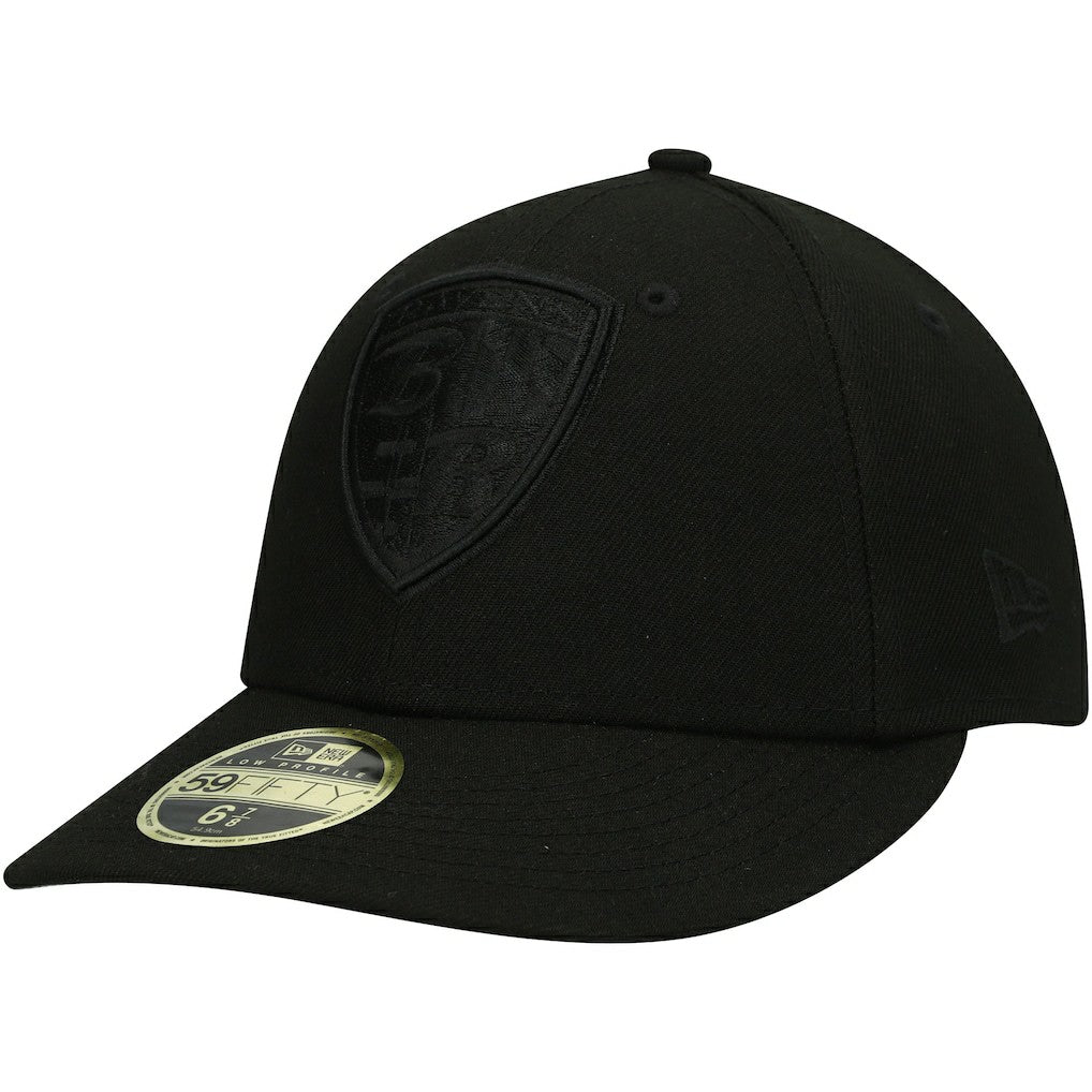 Baltimore Ravens New Era Black on Black Low Profile 59FIFTY II Fitted Hat Black - NFL