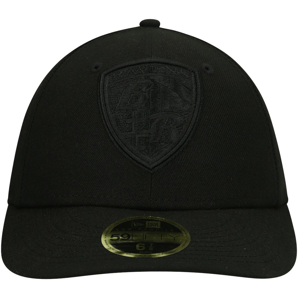 Baltimore Ravens New Era Black on Black Low Profile 59FIFTY II Fitted Hat Black - NFL
