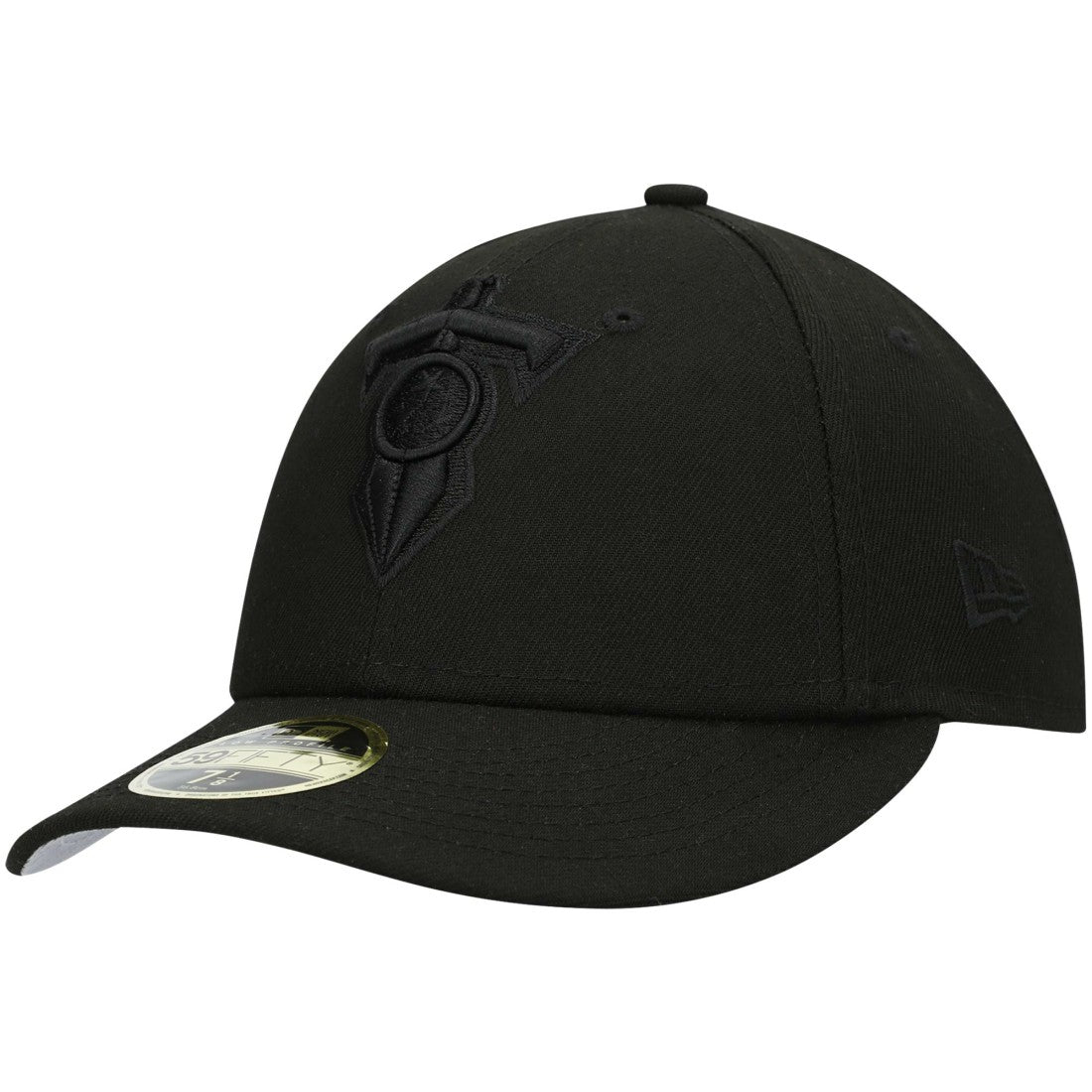 Tennessee Titans New Era Alternate Logo Black on Black Low Profile 59FIFTY II Fitted Hat Black - NFL