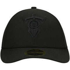 Tennessee Titans New Era Alternate Logo Black on Black Low Profile 59FIFTY II Fitted Hat Black - NFL