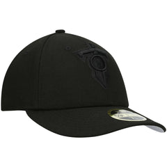 Tennessee Titans New Era Alternate Logo Black on Black Low Profile 59FIFTY II Fitted Hat Black - NFL