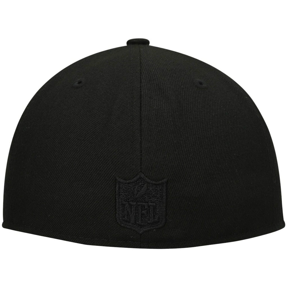 New Orleans Saints New Era Historic Logo Black on Black Low Profile 59FIFTY II Fitted Hat Black - NFL