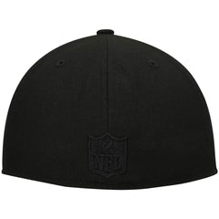 New Orleans Saints New Era Historic Logo Black on Black Low Profile 59FIFTY II Fitted Hat Black - NFL