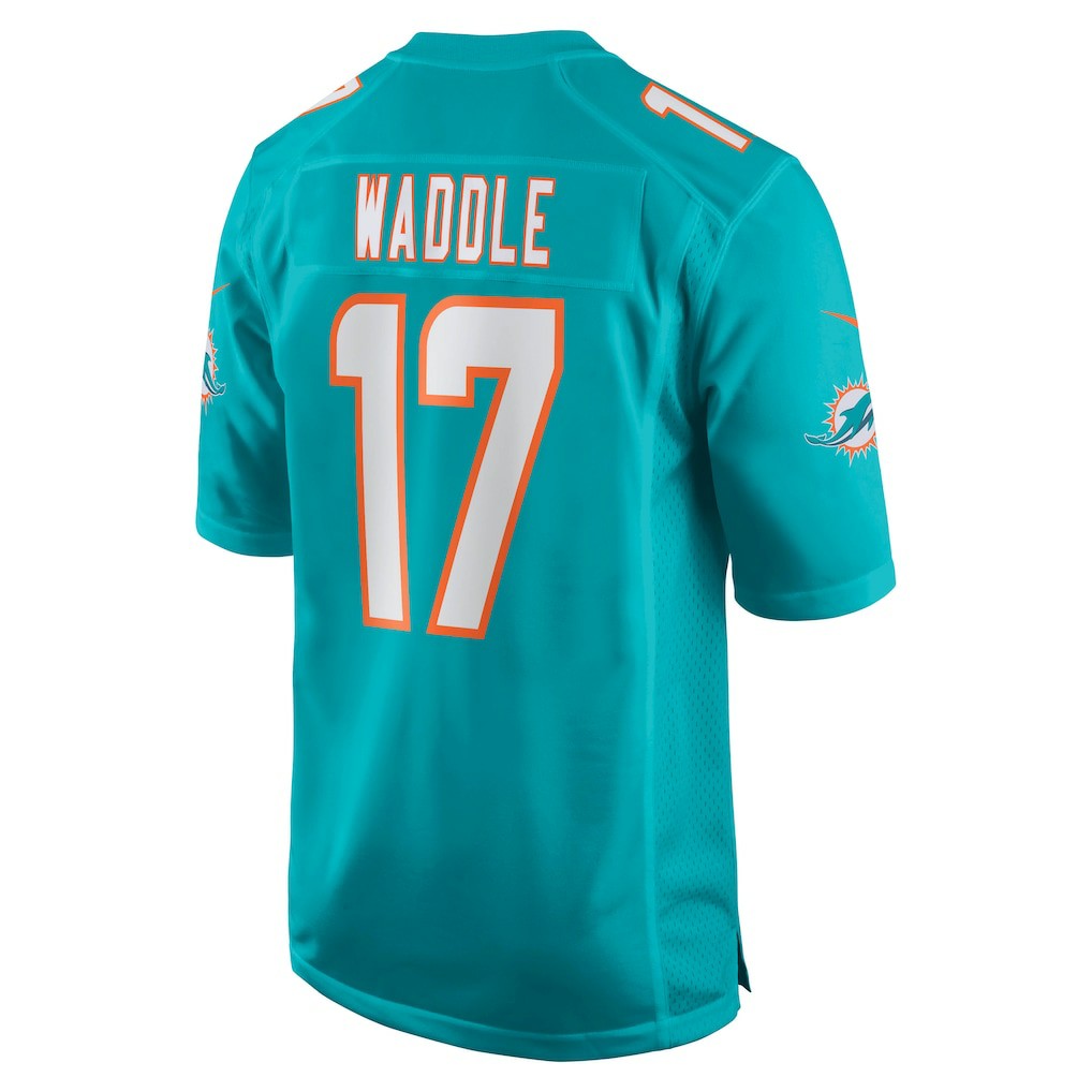 Jaylen Waddle Miami Dolphins Game Player Jersey Aqua - Nike