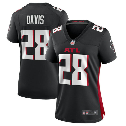 Mike Davis Atlanta Falcons Women's Game Player Jersey - Black | NFL Jerseys