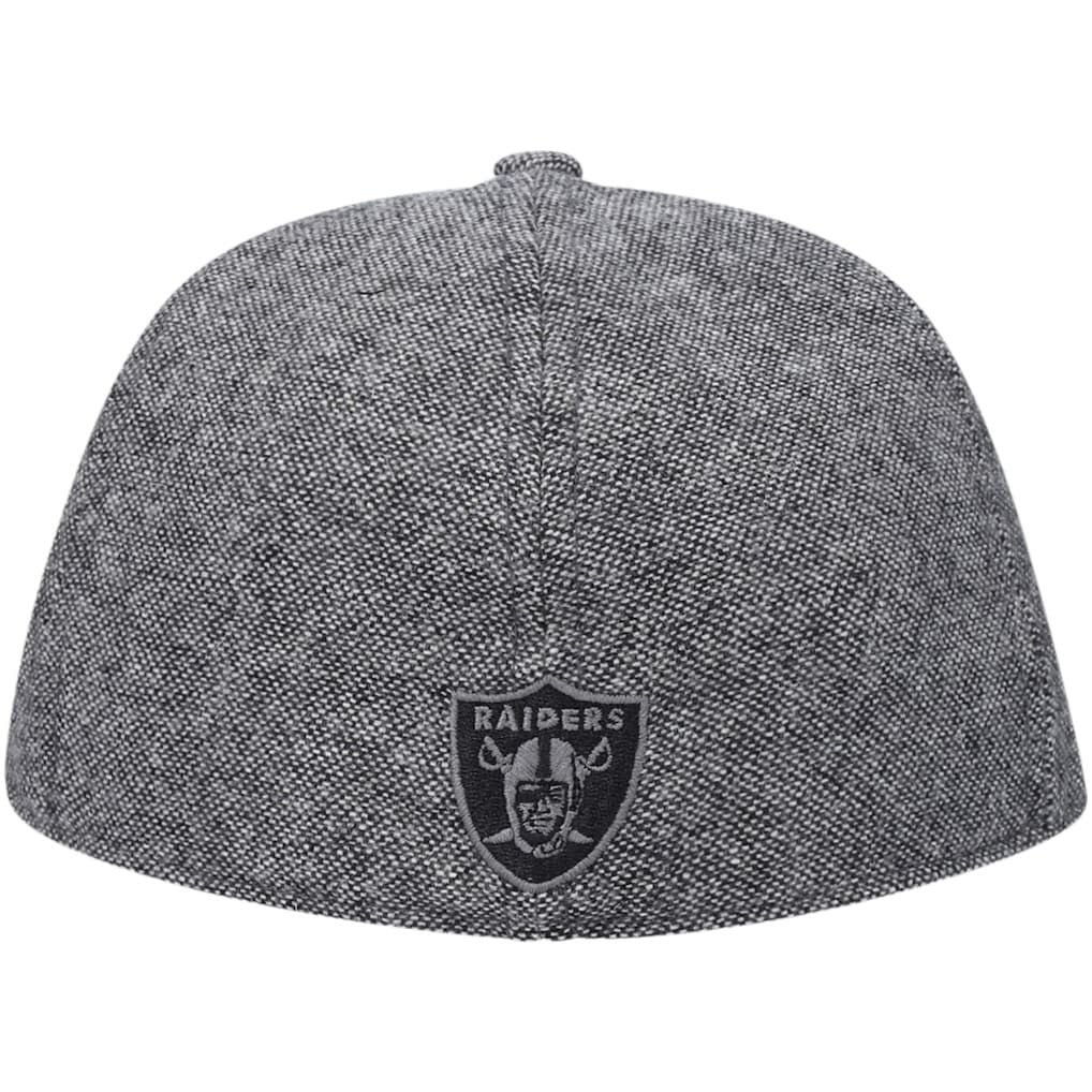 Las Vegas Raiders New Era Peaky Duckbill Fitted Hat Gray - NFL