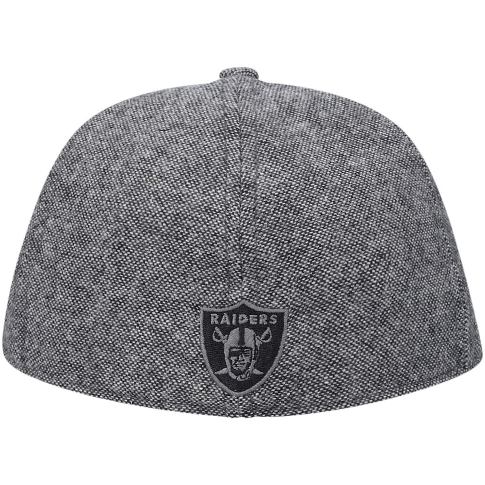 Las Vegas Raiders New Era Peaky Duckbill Fitted Hat Gray - NFL