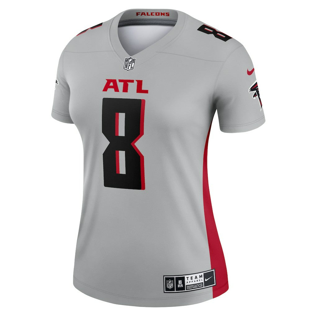 Kyle Pitts Sr. Atlanta Falcons Women's Inverted Legend Player Performance Top Gray - Nike
