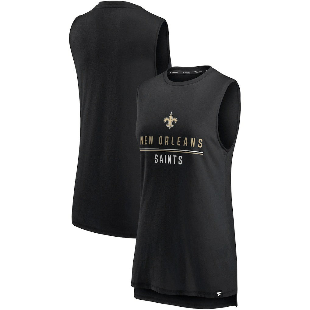 New Orleans Saints Women's True Contender Tank Top Black - Fanatics